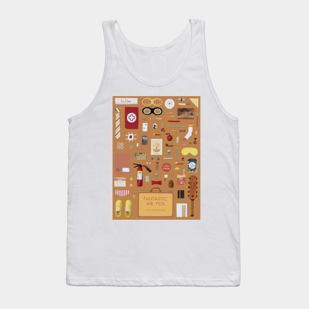 Fantastic Mr. Fox Tank Top by JordanBoltonDesign